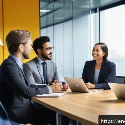 공연기획사에서 배우는 커뮤니케이션 스킬 - A modern office meeting scene showing diverse professionals engaged in active listening and reading ...
